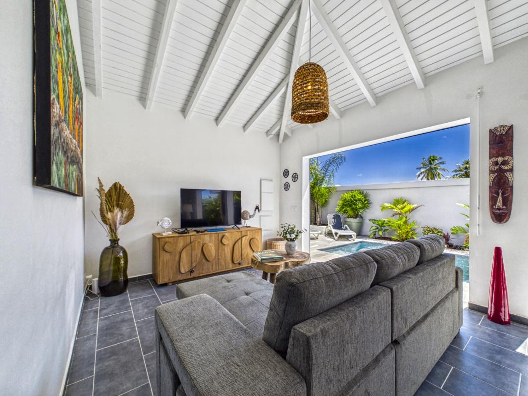 13.Guadeloupe Saint-François- location villa 4 peorsnnes-piscine